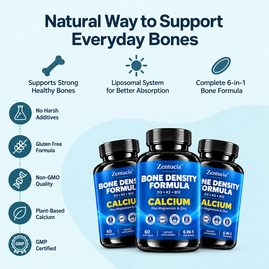 Zentucia™ Liposomal Bone Density Complex | Complete Wellness Formula